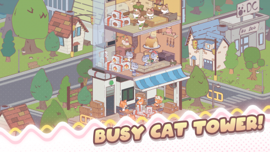 اسکرین شات 4 بازی My Cat Tower : Idle Tycoon