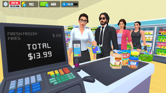 اسکرین شات 2 بازی My Supermarket Simulator 3D®