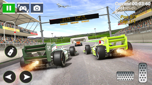 اسکرین شات 3 برنامه Formula Car Racing: Speed Game