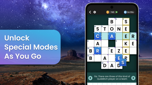 اسکرین شات 6 بازی Crossword Deluxe: Word Puzzles
