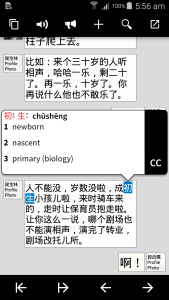 اسکرین شات 4 برنامه Pleco Chinese Dictionary