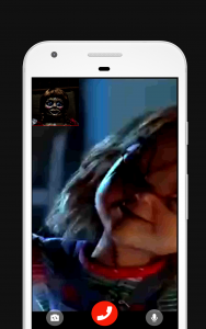 اسکرین شات 1 برنامه Doll horror fake video call