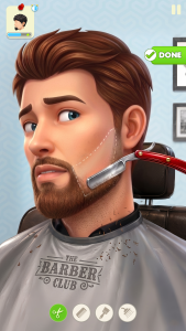 اسکرین شات 1 بازی Hair Cutting: Barber Shop Game