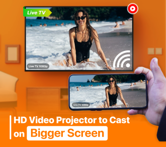 اسکرین شات 1 برنامه Projector - HD Video Mirroring