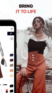 اسکرین شات 2 برنامه Fashion Design Sketches Book