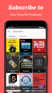 اسکرین شات 4 برنامه Podcast Player