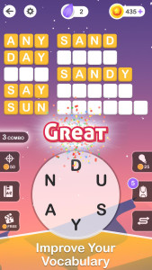 اسکرین شات 2 بازی Word Link - Puzzle Games