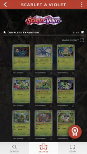اسکرین شات 4 برنامه Pokémon TCG Card Dex