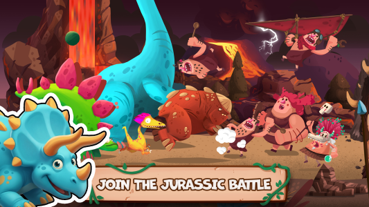 اسکرین شات 5 بازی Dino Bash: Dinosaur Battle