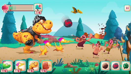 اسکرین شات 6 بازی Dino Bash: Dinosaur Battle