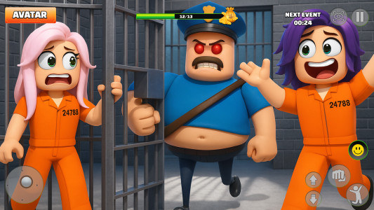اسکرین شات 8 بازی Prison Escape: Police Obby Run