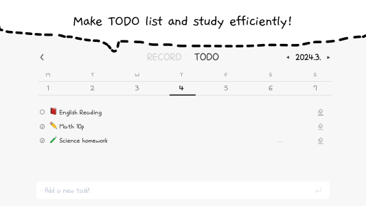 اسکرین شات 6 برنامه Study Time With Rain: Pomodoro