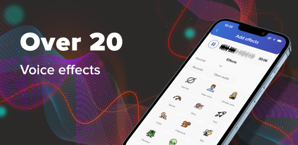 اسکرین شات 2 برنامه Voice Changer App - Auto Tuner