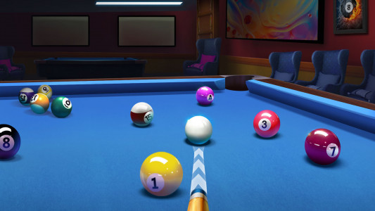 اسکرین شات 1 بازی 8 Pool Night:Classic Billiards