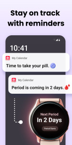 اسکرین شات 8 برنامه Period Calendar Period Tracker