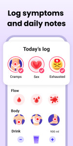 اسکرین شات 4 برنامه Period Calendar Period Tracker