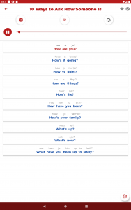 اسکرین شات 3 برنامه English ー Listening・Speaking