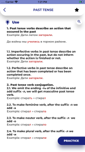 اسکرین شات 3 برنامه Russian GrammarーLessons・Tests