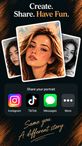 اسکرین شات 4 برنامه PortraitAI: AI Photo Portrait