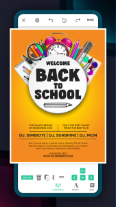 اسکرین شات 3 برنامه Poster Maker & Flyer Maker