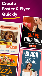 اسکرین شات 1 برنامه Poster Maker & Flyer Maker