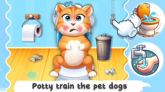اسکرین شات 5 بازی Virtual Pet Care BabySitter