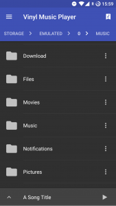 اسکرین شات 4 برنامه Vinyl Music Player