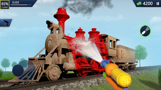 اسکرین شات 2 بازی Power Gun - Washing Simulator