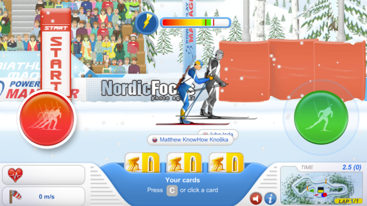 اسکرین شات 1 بازی Biathlon Mania