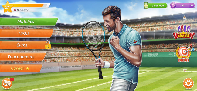 اسکرین شات 2 بازی Tennis Mania Mobile
