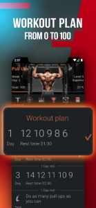 اسکرین شات 2 برنامه 100 Pull Ups Workout