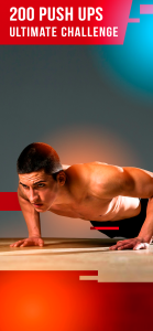 اسکرین شات 1 برنامه 200 Push Ups - Home Workout