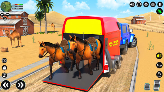 اسکرین شات 4 بازی Animal Transport Truck Driving