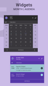 اسکرین شات 2 برنامه Everyday: Calendar Widget