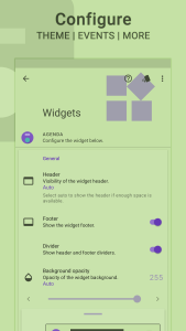 اسکرین شات 7 برنامه Everyday: Calendar Widget