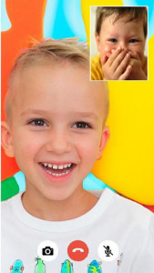 اسکرین شات 5 برنامه Vlad and Niki Call - Fake video call with Brothers