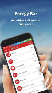 اسکرین شات 2 برنامه Energy Bar - Battery Indicator