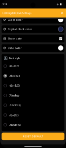اسکرین شات 7 برنامه LED Digital Clock