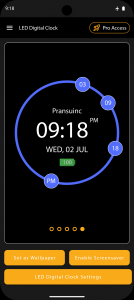 اسکرین شات 5 برنامه LED Digital Clock