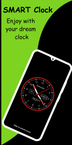 اسکرین شات 3 برنامه Smart Night Clock - Wallpaper