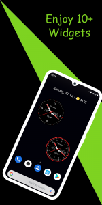 اسکرین شات 6 برنامه Smart Night Clock - Wallpaper