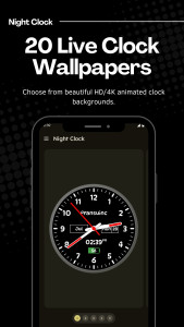 اسکرین شات 1 برنامه Night Clock