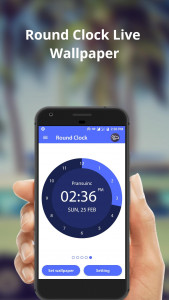 اسکرین شات 4 برنامه Round Clock