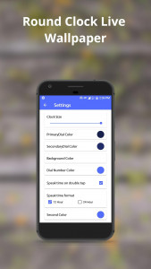 اسکرین شات 5 برنامه Round Clock