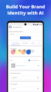اسکرین شات 1 برنامه AI Social Post, Reel Maker