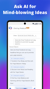 اسکرین شات 2 برنامه AI Social Post, Reel Maker