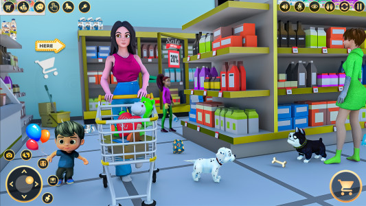 اسکرین شات 3 بازی Mom Simulator Family Games 3D