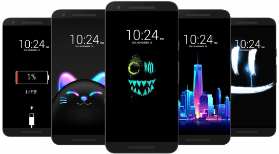 اسکرین شات 6 برنامه Black Wallpaper HD & 4K