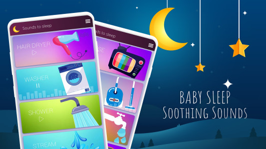 اسکرین شات 1 برنامه Baby Sleep Sounds