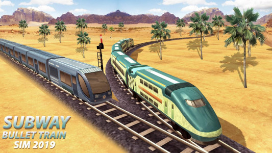 اسکرین شات 1 بازی Subway Bullet Train Sim 2019